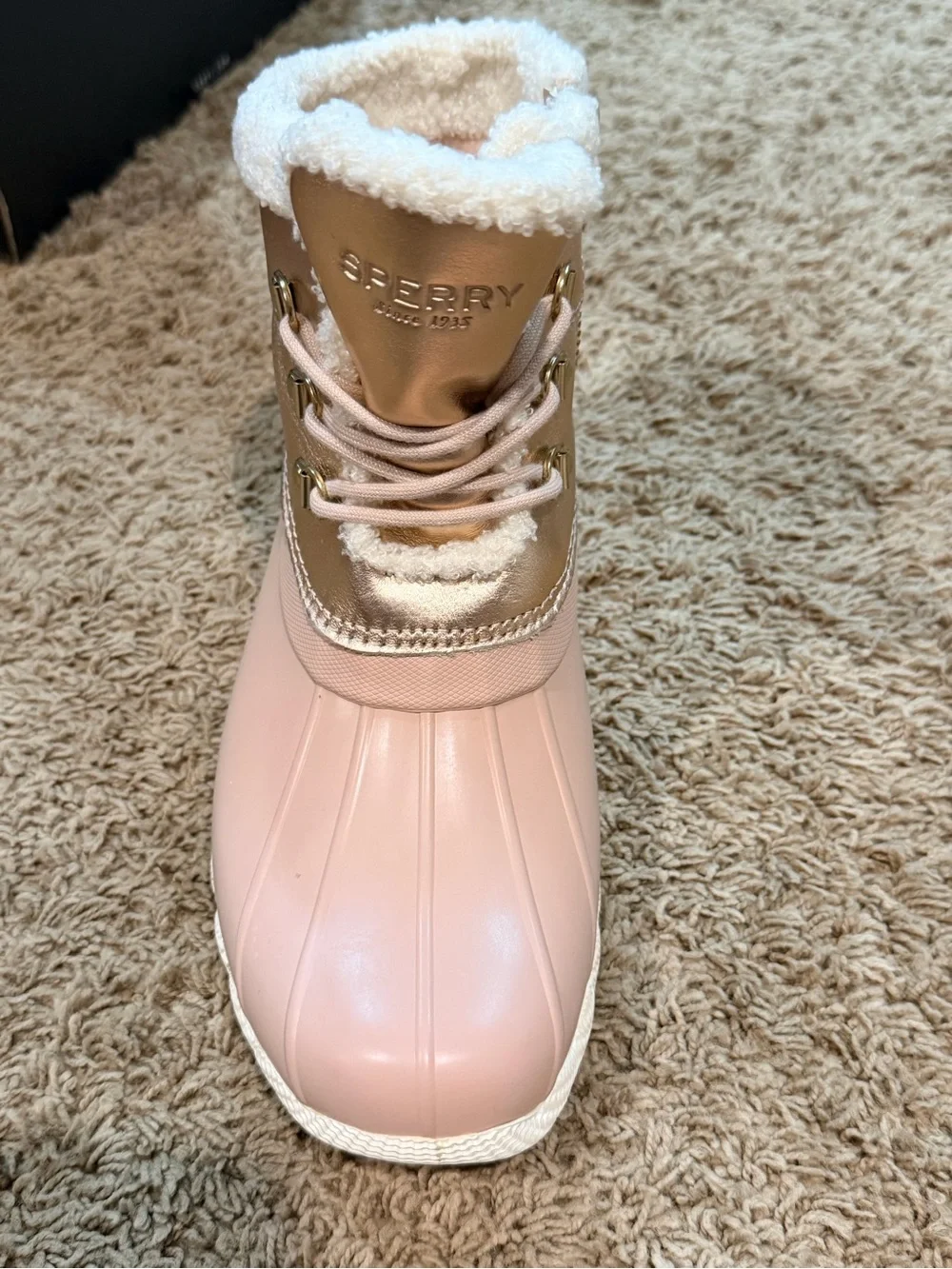 Sperry Alpine Saltwater Alpine Blush Lace Up Size 9 New In Box